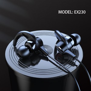 High Quality YISON EX230 High Bass Metal Wired Earphone For Wholesaler