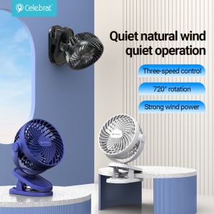 Celebrat F4 Three-Speed Adjustable Silent Fan