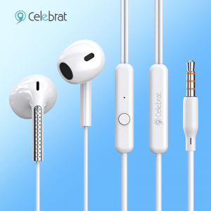 Celebrat G28 Wired Earphones With Surging Bass that Touch the Heartstrings