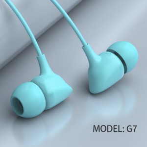Wholesale New Arrival Celebrat G7 3.5mm Jack Wired Earphone with Mic