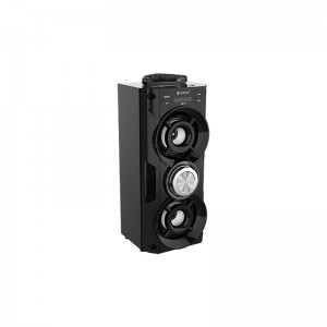 Supply OEM Hot Sellers Leather Finish Handle 60W 6000mAh Wireless Retro Speaker with Modern Features