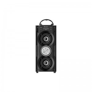 Supply OEM Hot Sellers Leather Finish Handle 60W 6000mAh Wireless Retro Speaker with Modern Features