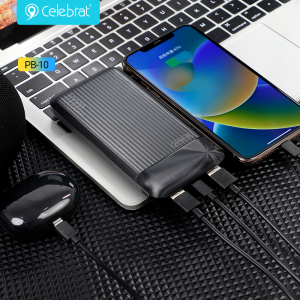 Celebrat PB-10 Built-in Upgraded Polymer Lithium Battery Power Bank