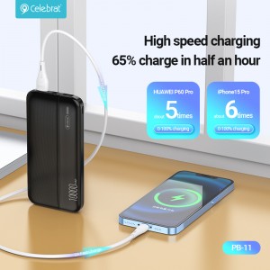 Celebrat New Arrival PB-11 Ultra Lightweight Portable Power Bank
