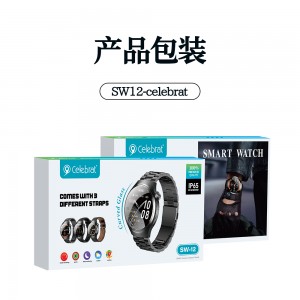 Celebrat SW-12 Multi-Function Smart Watch With Precision Touch Control