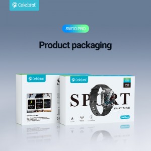 New Arrival Celebrat SW10Pro Smart Watch features Multiple exercise modes, health management functions
