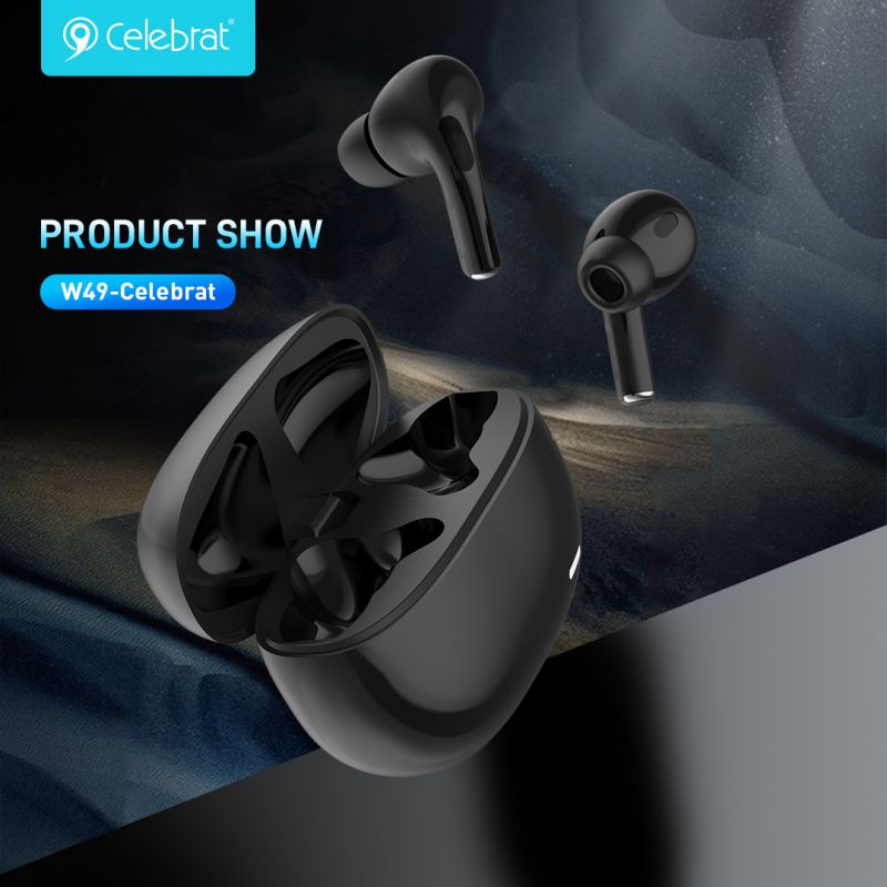 New Arrival Celebrat W49 ANC Noise Reduction TWS Earphones