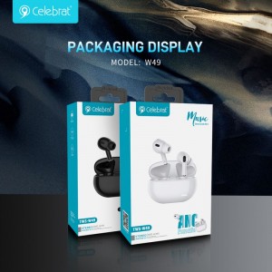 New Arrival Celebrat W49 ANC Noise Reduction TWS Earphones