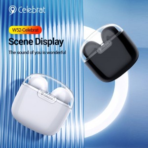 Celebrat W52 TWS Earbuds With HIFI High-definition Sound Quality