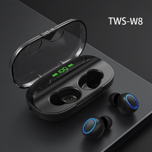 Yison W8 New Arrival True Wireless Stereo Earbuds earphones with power display