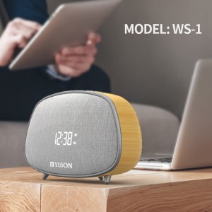Yison New Arrival WS-1 speaker wireless portable speaker with alarm clock