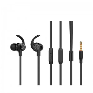 OEM Manufacturer Kaki Hot Sale Wired Metal Earphone Heavy Bass