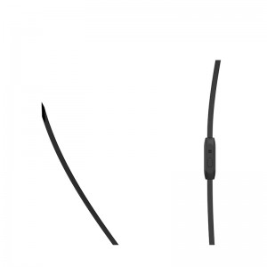 OEM Manufacturer Kaki Hot Sale Wired Metal Earphone Heavy Bass