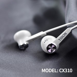3.5mm Earphones Headphone Headsets TPE Handsfree Stereo in-Ear Wired Earphone Yison CX310