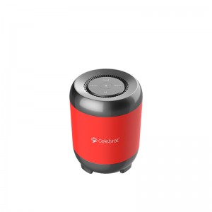 Voice assistant Celebrat FLY-3 stereo round TWS wireless speaker with TF