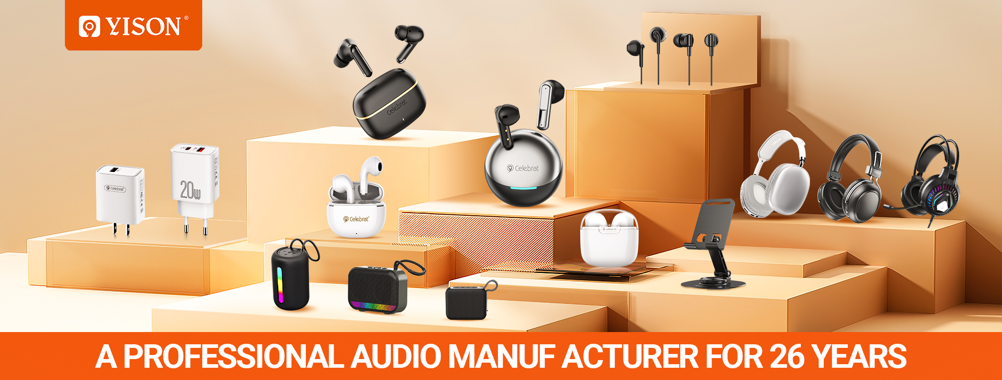 A professional audio manufacturer for 26 years